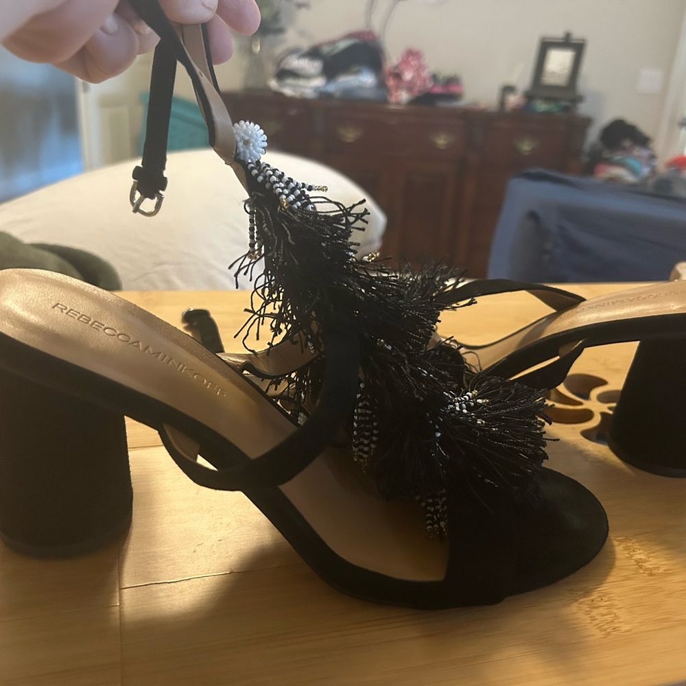 Rebecca Minkoff Black Heeled Shoes Elegant Design